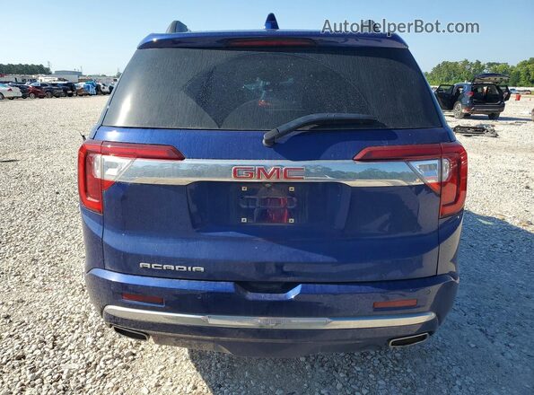 1GKKNPLS9PZ229822 2023 GMC ACADIA Blue Widok z tyłu