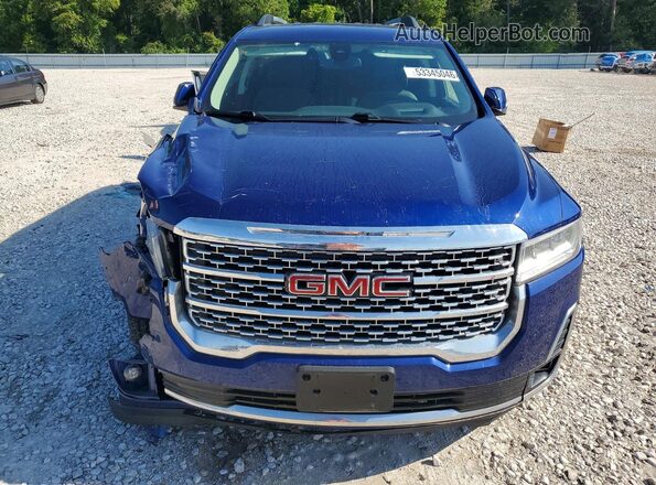 1GKKNPLS9PZ229822 2023 GMC ACADIA Blue Widok z przodu