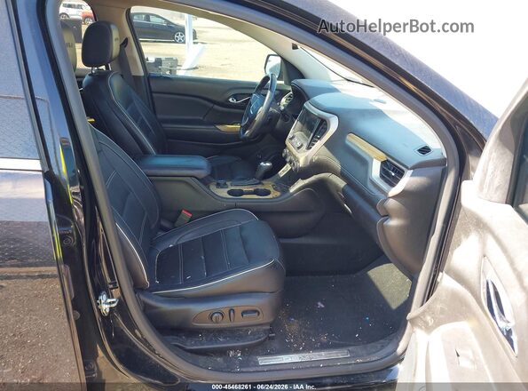 1GKKNPLSXJZ124200 2018 GMC ACADIA Black Widok wnętrza z przodu