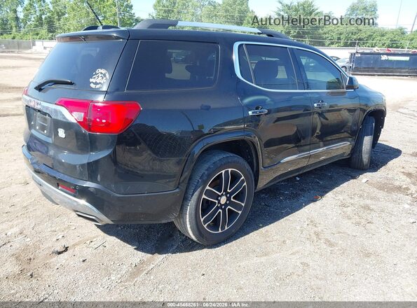 1GKKNPLSXJZ124200 2018 GMC ACADIA Black Tył prawy