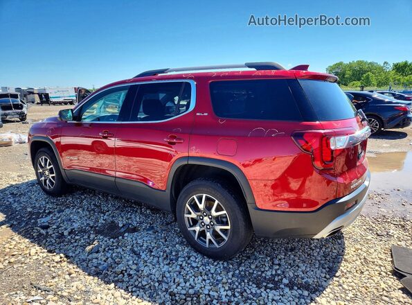 1GKKNRL4XMZ225867 2021 GMC ACADIA Red უკანა მარცხენა