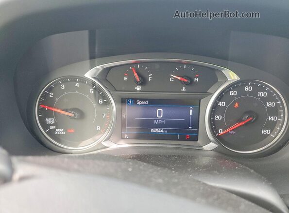 1GKKNRLS4LZ147146 2020 GMC ACADIA Burgundy ხელსაწყოთა პანელის ხედი