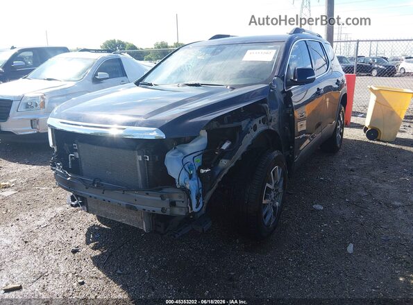 1GKKNRLSXMZ112600 2021 GMC ACADIA Dark Blue Передняя левая четверть