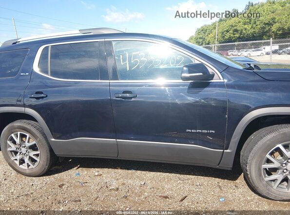 1GKKNRLSXMZ112600 2021 GMC ACADIA Dark Blue Вид задней части салона