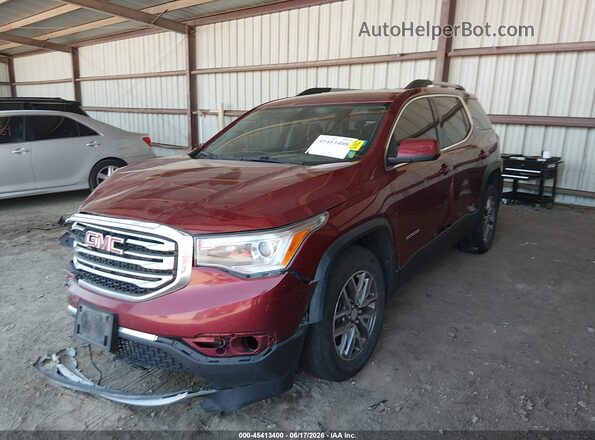1GKKNSLS0JZ214006 2018 GMC ACADIA Maroon Przód lewy