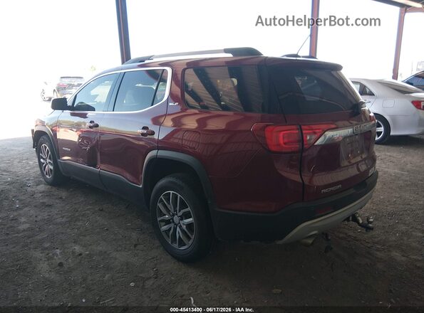 1GKKNSLS0JZ214006 2018 GMC ACADIA Maroon Tył lewy