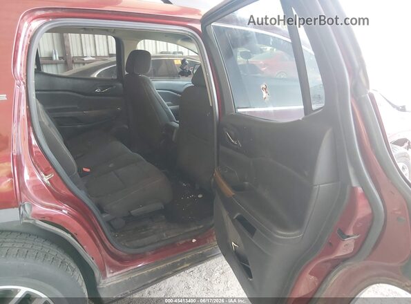 1GKKNSLS0JZ214006 2018 GMC ACADIA Maroon Widok naklejki z numerem VIN