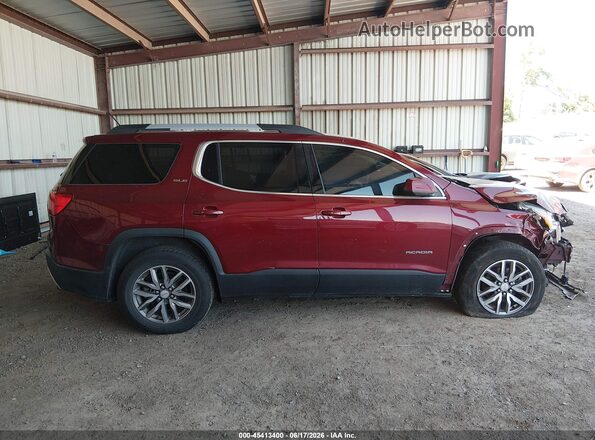 1GKKNSLS0JZ214006 2018 GMC ACADIA Maroon Widok wnętrza 360 stopni