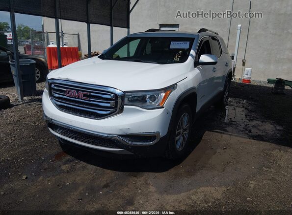 1GKKNSLS6KZ131701 2019 GMC ACADIA White Vista tres cuartos delantera izquierda