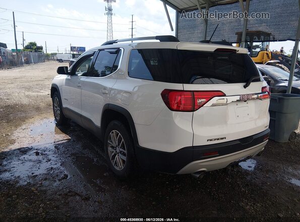 1GKKNSLS6KZ131701 2019 GMC ACADIA White Trasero izquierdo