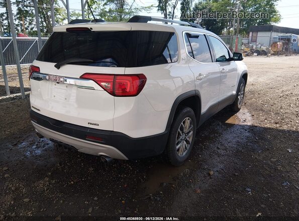 1GKKNSLS6KZ131701 2019 GMC ACADIA White Trasero derecho