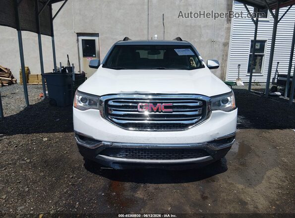 1GKKNSLS6KZ131701 2019 GMC ACADIA White Vista del cuadro de instrumentos