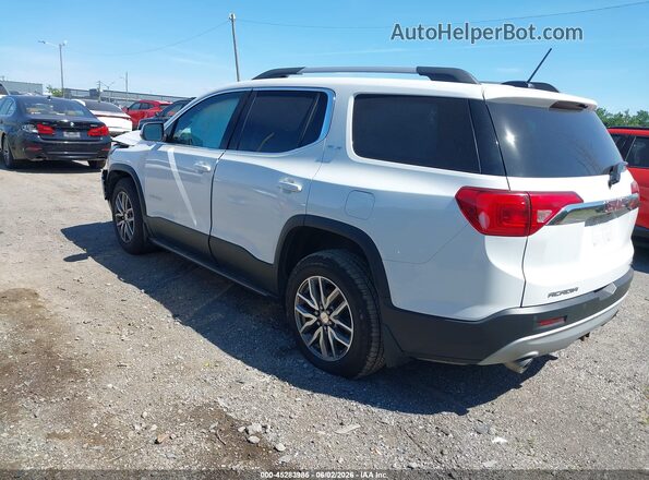 1GKKNSLS6KZ273885 2019 GMC ACADIA White Հետևի ձախ