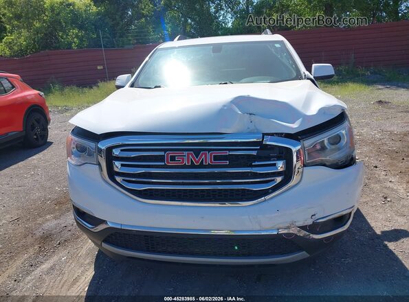 1GKKNSLS6KZ273885 2019 GMC ACADIA White Դիմացի տեսք