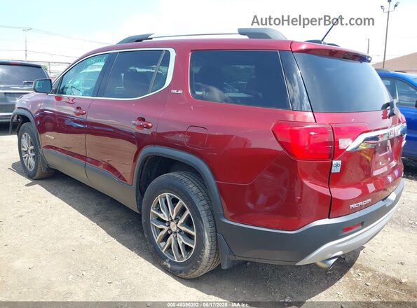1GKKNSLS7HZ299596 2017 GMC ACADIA Red Задня ліва чверть