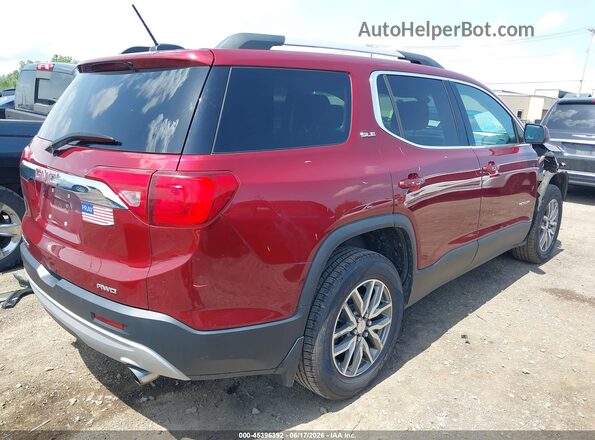 1GKKNSLS7HZ299596 2017 GMC ACADIA Red Задня права чверть