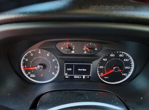 1GKKNSLS8KZ224686 2019 GMC ACADIA Белый Вид щитка приборов