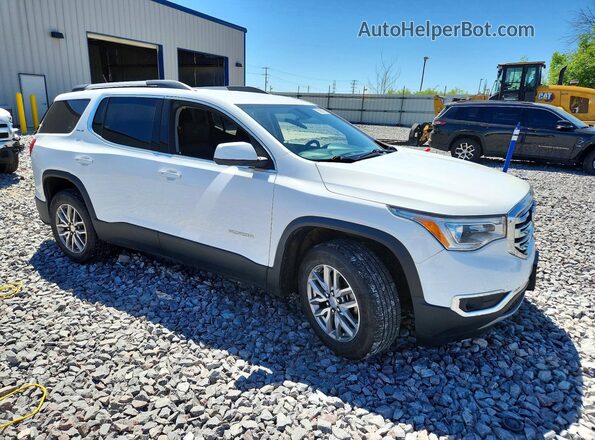 1GKKNSLSXKZ136190 2019 GMC ACADIA Белый Передняя правая четверть