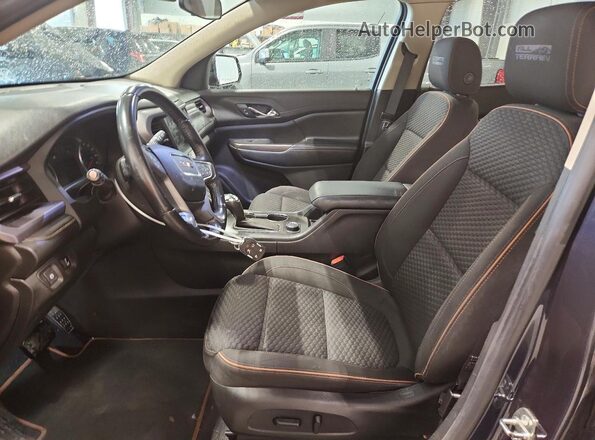 1GKKNTLS0KZ198803 2019 GMC ACADIA Угольный Вид салона спереди