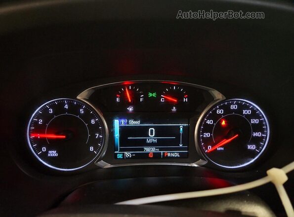1GKKNTLS0KZ198803 2019 GMC ACADIA Угольный Вид щитка приборов