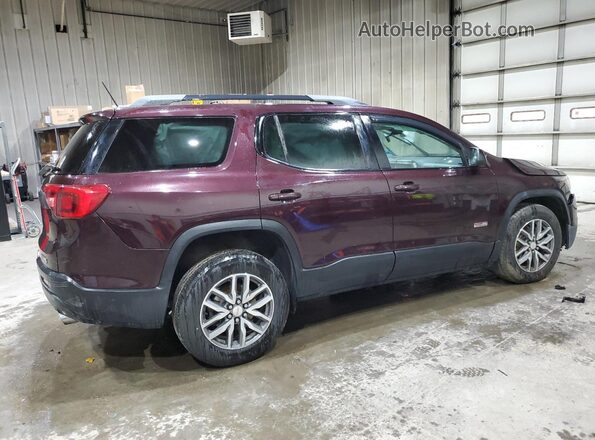 1GKKNTLS6HZ210218 2017 GMC ACADIA Бордовый Задняя правая четверть