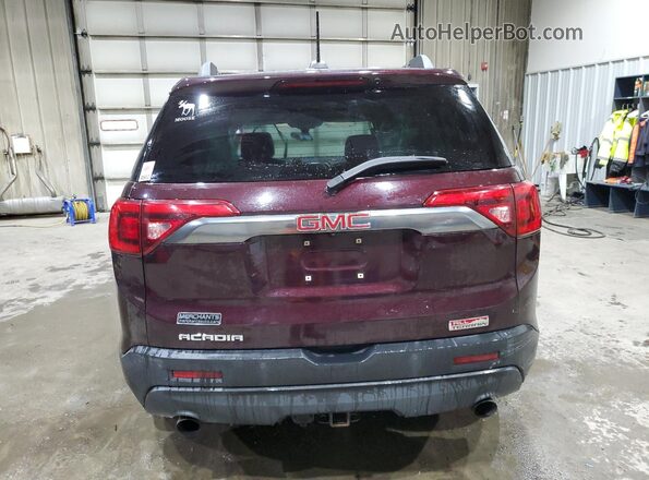 1GKKNTLS6HZ210218 2017 GMC ACADIA Бордовый Вид сзади