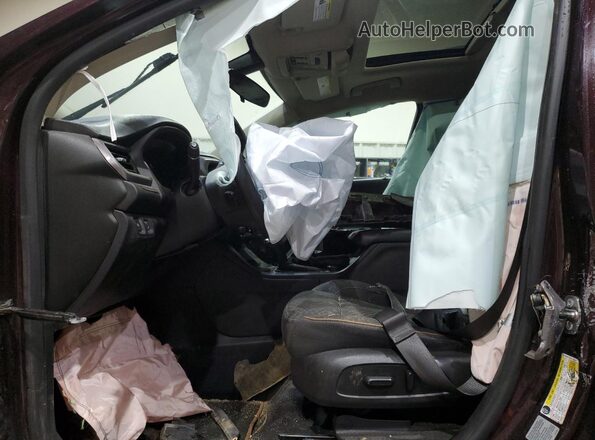 1GKKNTLS6HZ210218 2017 GMC ACADIA Бордовый Вид салона спереди