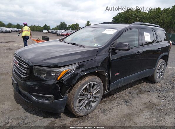 1GKKNVLS2HZ185894 2017 GMC ACADIA Black წინა მარცხენა ხედი სამი მეოთხედიდან