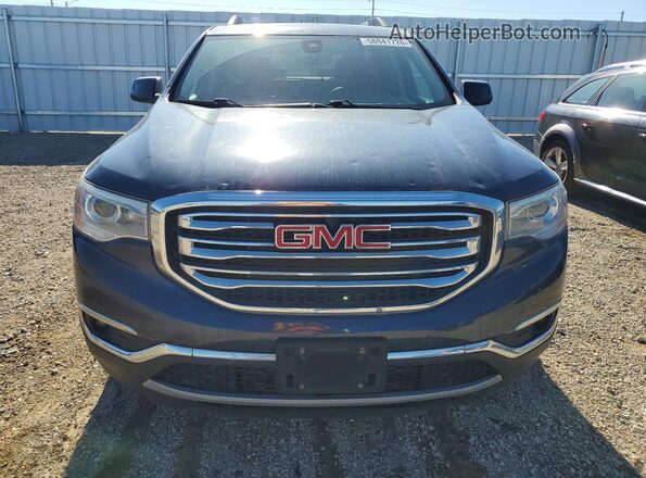 1GKKNWLS6JZ131056 2018 GMC ACADIA Blue Вид спереду
