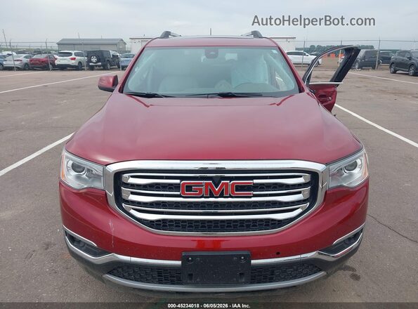 1GKKNWLSXKZ138349 2019 GMC ACADIA Red ხელსაწყოთა პანელის ხედი