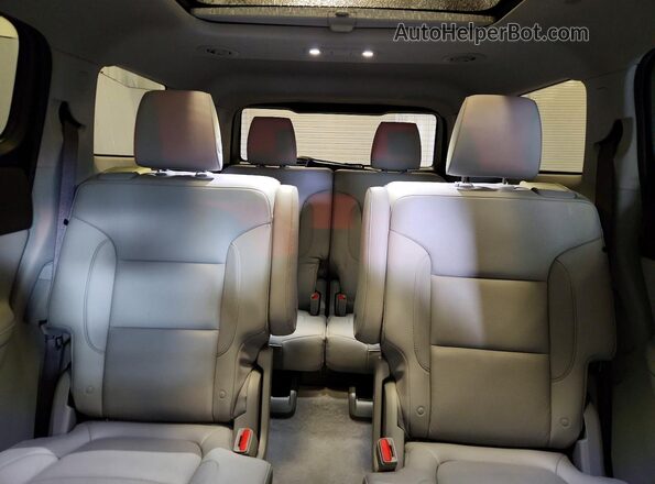 1GKKNWLSXKZ290180 2019 GMC ACADIA White უკანა სავარძლების ხედი