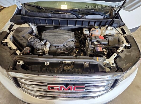 1GKKNWLSXKZ290180 2019 GMC ACADIA White ძრავის განყოფილების ხედი
