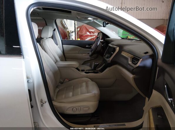 1GKKNXLS0KZ118911 2019 GMC ACADIA White Widok wnętrza z przodu