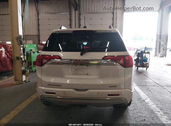 1GKKNXLS0KZ118911 2019 GMC ACADIA White 