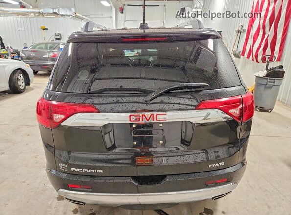 1GKKNXLS0KZ211198 2019 GMC ACADIA Черный Вид сзади