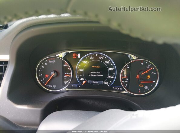 1GKKNXLS0MZ122377 2021 GMC ACADIA Gray Հետևի նստատեղերի տեսք