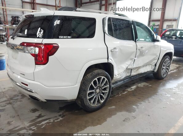 1GKKNXLS0MZ196057 2021 GMC ACADIA White უკანა მარჯვენა