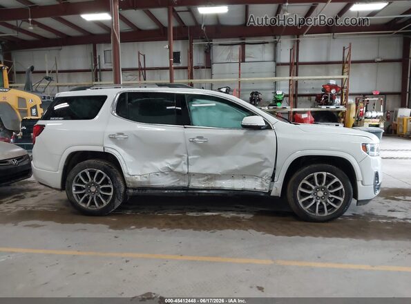 1GKKNXLS0MZ196057 2021 GMC ACADIA White უკანა სალონის ხედი
