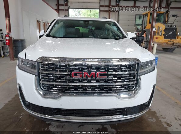 1GKKNXLS0MZ196057 2021 GMC ACADIA White ხელსაწყოთა პანელის ხედი