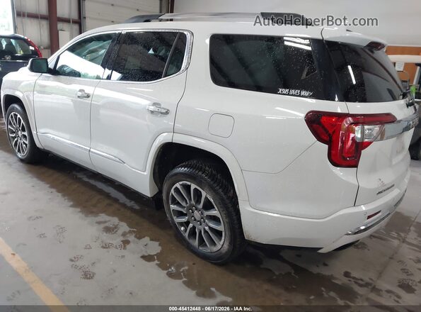 1GKKNXLS0MZ196057 2021 GMC ACADIA White უკანა მარცხენა