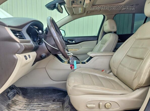 1GKKNXLS1HZ224566 2017 GMC ACADIA Белый Вид салона спереди