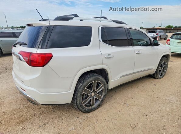 1GKKNXLS1HZ224566 2017 GMC ACADIA Белый Задняя правая четверть