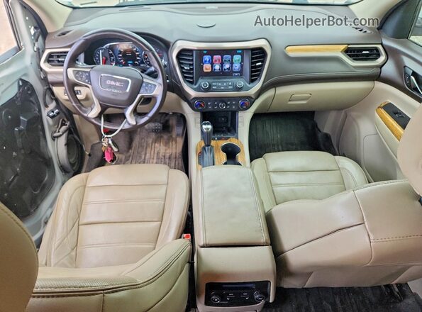 1GKKNXLS1HZ224566 2017 GMC ACADIA Белый Вид панели приборов
