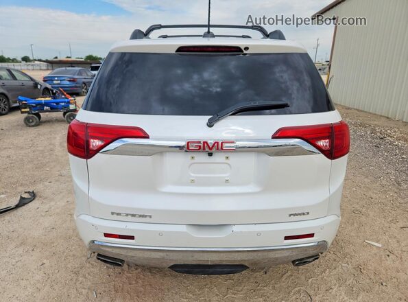 1GKKNXLS1HZ224566 2017 GMC ACADIA Белый Вид сзади
