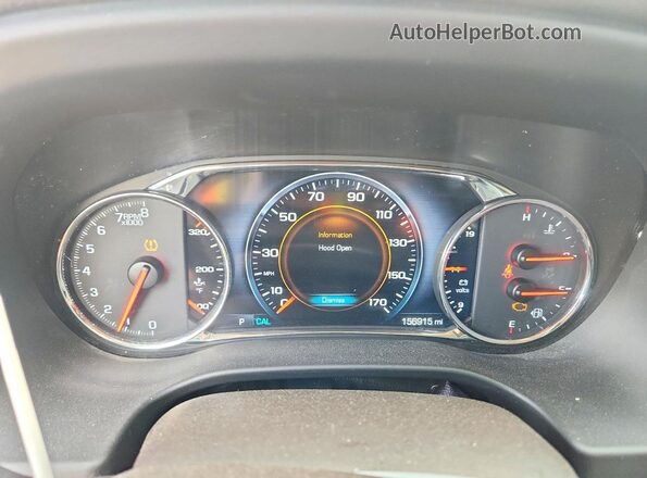 1GKKNXLS1HZ224566 2017 GMC ACADIA Белый Вид щитка приборов