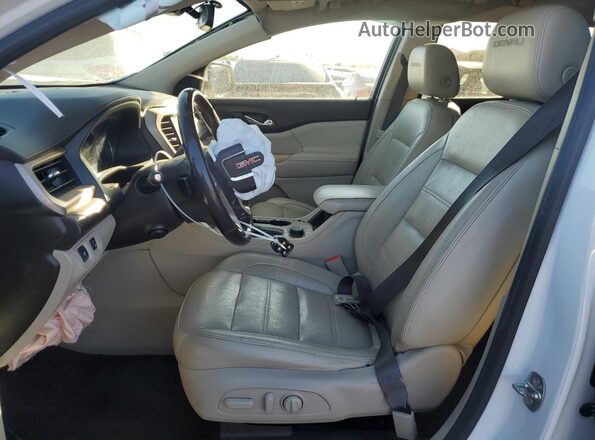 1GKKNXLS1KZ211419 2019 GMC ACADIA White Widok wnętrza z przodu