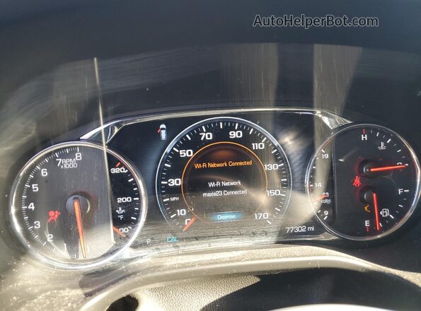 1GKKNXLS1KZ211419 2019 GMC ACADIA White Widok zestawu wskaźników