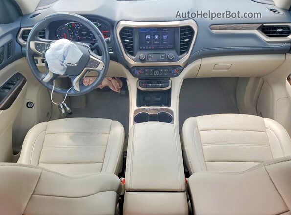 1GKKNXLS1MZ106723 2021 GMC ACADIA White Widok deski rozdzielczej
