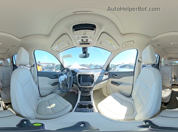 1GKKNXLS1MZ106723 2021 GMC ACADIA White Widok wnętrza 360 stopni