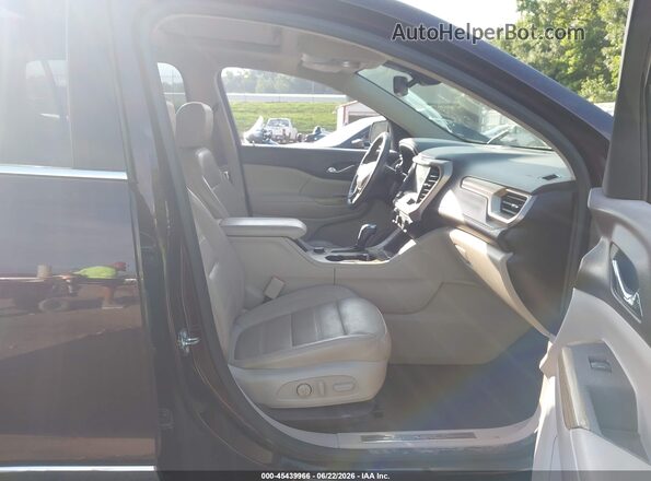 1GKKNXLS2JZ112252 2018 GMC ACADIA Maroon წინა სალონის ხედი